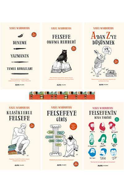 Alfa Yayınları Felsefe Serisi-Klasiklerle Felsefe, Felsefeye Giriş, Felsefenin Kısa Tarihi(6kitap)Nigel Warburton