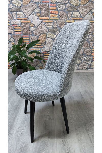 COVER TEKSTİL ΚΑΛΥΜΜΑ ΚΑΛΥΜΜΑ ΚΑΡΕΚΛΑΣ ΖΑΚΑΡ ΡΕΤΡΟ Κάλυμμα καρέκλας κουζίνας Κάλυμμα καρέκλας τραπεζαρίας Lycra ΥΦΑΣΜΑ