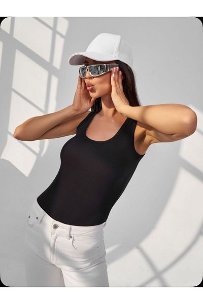 SLAW REZZ Thick Strap Basic Women's Tank Top Camisole Women's Tank Top