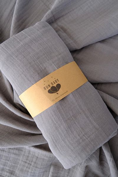 runbaby 80X80 cm Double Layer Muslin Baby Blanket