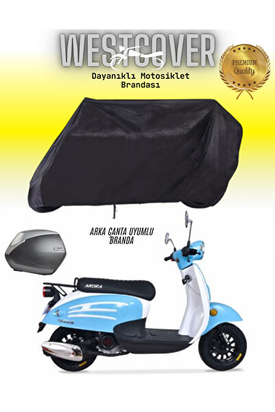 WestCover حقيبة ظهر Arora Dazzle 125 متوافقة مع القماش المشمع الأسود للدراجات...
