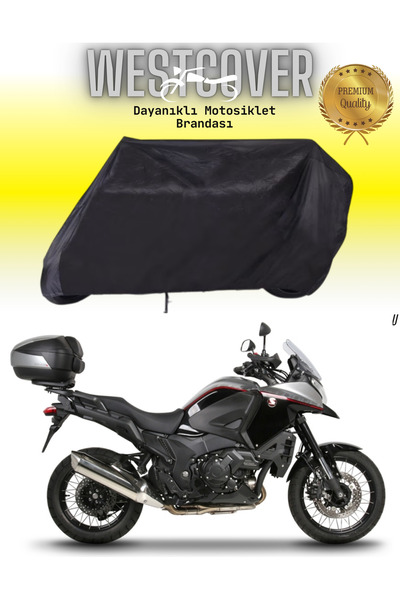 WestCover Honda Vfr 1200 F Rear Bag Compatible Black Motorcycle Tarpaulin, Cover