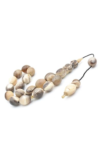 Murty99 Master Work System Beyzi Cut Beige Buffalo Horn Efe Mascot Rosary