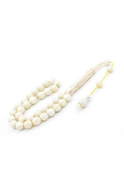 Murty99 Systemed Globe Cut Daily Size Whale Bone Rosary 8 mm
