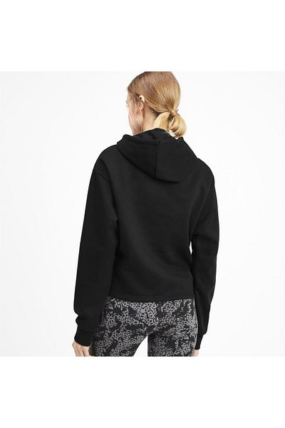 Puma Ess Cropped Logo Women's Black Sweatshirt 58687001