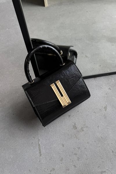 NBİBAGS Geantă de mână și de umăr pentru femei Montanna Model Black