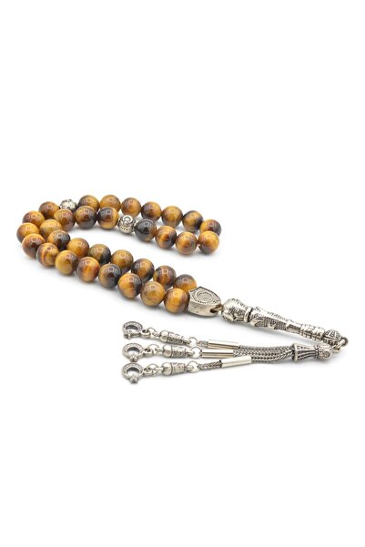 Murty99 Pietre prețioase de ochi de tigru natural autentice 8,5 mm