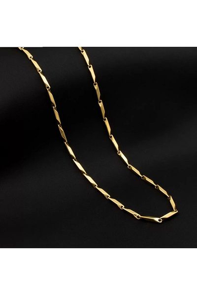 Manu Collection Women's Steel Triangle Model Stainless Steel Unisex Necklace (Non Tarnish)