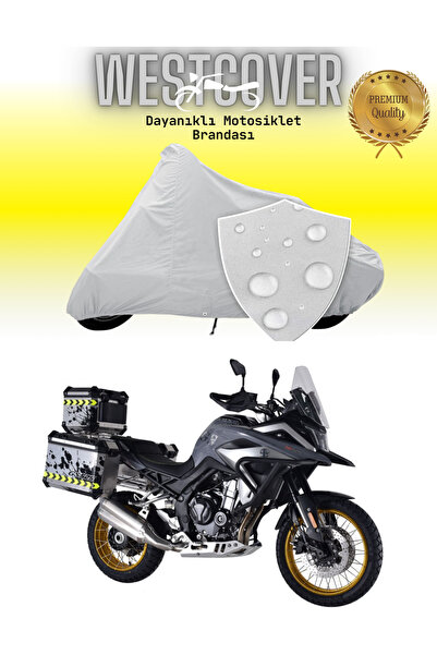 WestCover Arora Gs 525 Rear Bag Compatible Motorcycle Tarpaulin, Cover Gray