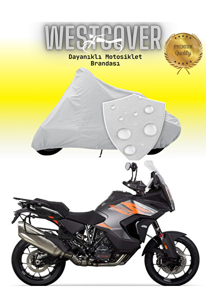 WestCover غطاء خلفي متوافق مع غطاء الدراجة النارية KTM 790 Adventure R، رمادي