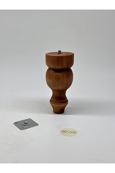 lazzir handle Ahşap Kısa Top Bohem Ayak (A12) (Çap-7,5..Yükseklik-16) Tekli A...