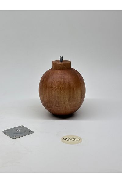 lazzir handle Wooden Globe Bohemian Leg (A39) (Διάμετρος-11,5..Ύψος-13) Συμπεριλαμβανομένης της βάσης για ένα πόδι