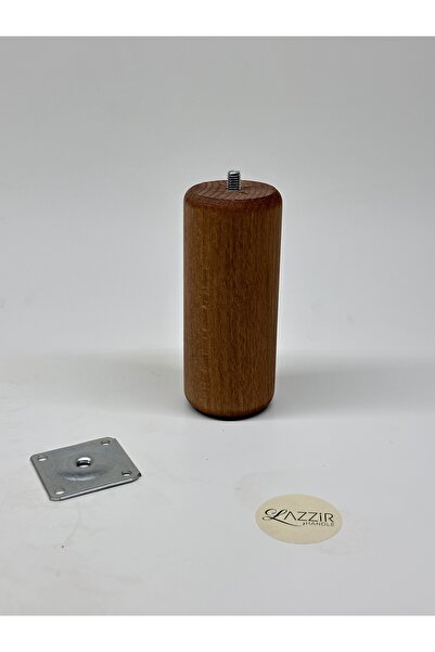 lazzir handle Ahşap Yuvarlak Bohem Ayak (A1) (Çap-5,5..Yükseklik-13) Tekli Ay...