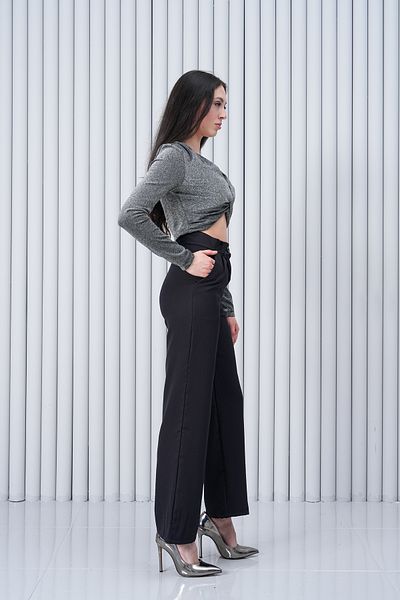Masspera Lycra Palazzo Trousers