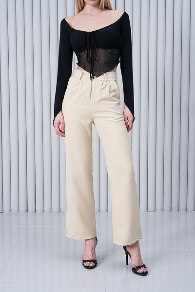 Masspera Lycra Palazzo Trousers