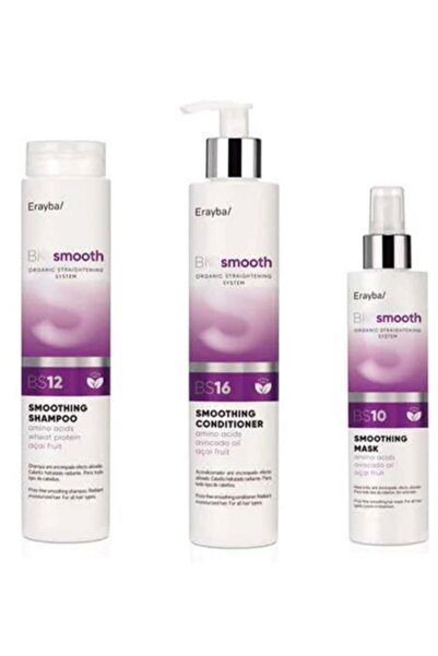 Erayba مجموعه بيو سموث العضوي لتنعيم والترطيب والحيوية للشعر