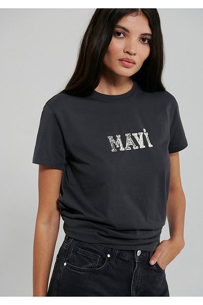 Mavi Bedrucktes graues T-Shirt Regular Fit / Regular Fit1612232-34853