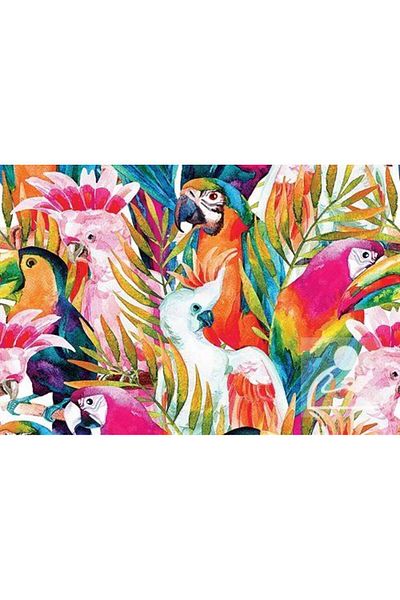 King Of Puzzle Colorful Parrots Wooden Puzzle 2000 Pieces (hv54-mm)