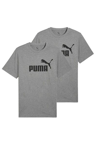 Puma Herren T-Shirt 2er Pack - ESS No.1 Logo Tee, Rundhals, Kurzarm, uni