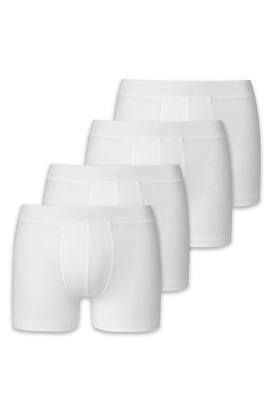 Schiesser Jungen Boxerhorts, 4er Pack - Unterhose, Pants, Cotton Stretch, 140-176
