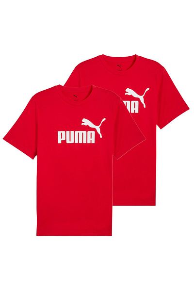 Puma Herren T-Shirt 2er Pack - ESS No.1 Logo Tee, Rundhals, Kurzarm, uni
