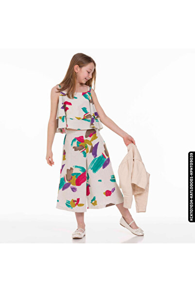 XO Kids 8-14 Years Old Girl's Undershirt - Brush Patterned, Katl00001 Model