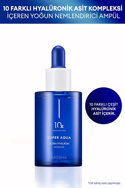 Missha 47ml Super Aqua Ultra Hyalron Ampoule - 10 Different Moisturizing Ampoules