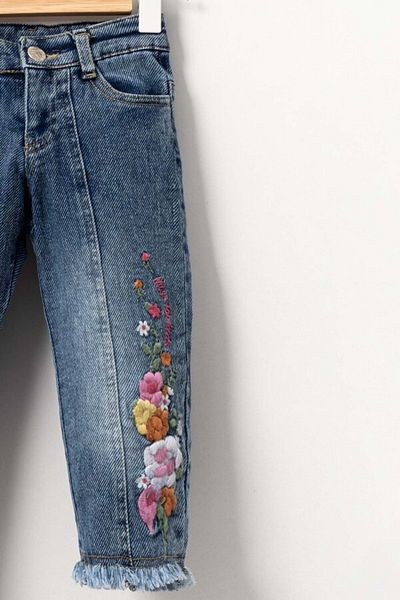 XO Kids Girl's Pants 7-11 Years with Hat Gift - 2195-1