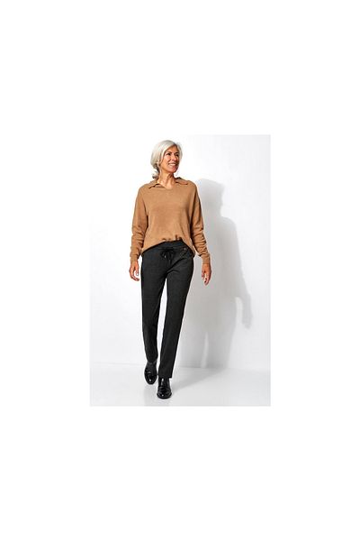 relaxed by TONI Stoffhose ’für Damen In Anthrazit’