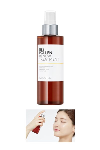 Missha Intense Nourishing Moisturizing Spray Mist Containing Bee Pollen 150ml Bee Pollen Renew Treatment