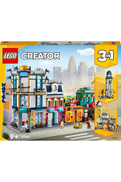 LEGO ® Creator 3 v 1 Hlavní ulice 31141 – Stavebnice pro děti od 9 let (1459 DÍLKŮ)