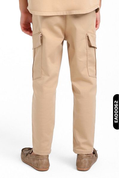 Escabel Boy's Straight Leg Trousers with Belt and Cargo Pocket 5-14 Years - 2419