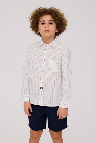 Nebbati Bg Store Boy's Stripe Shirt