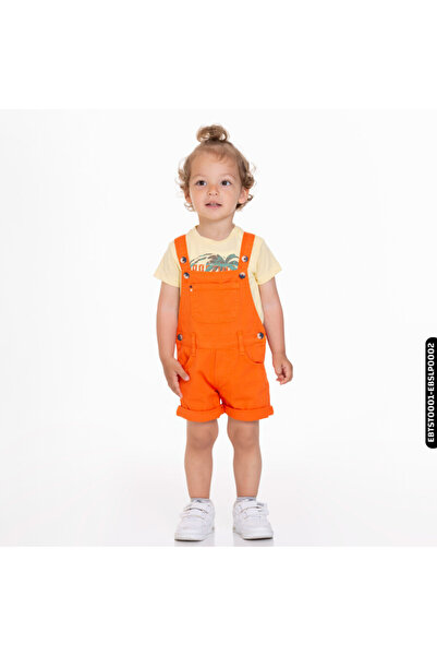 XO Kids سالوبيت بيبي بوي 1031 - جيب وأزرار، من 6 إلى 24 شهرًا Ebslp0002