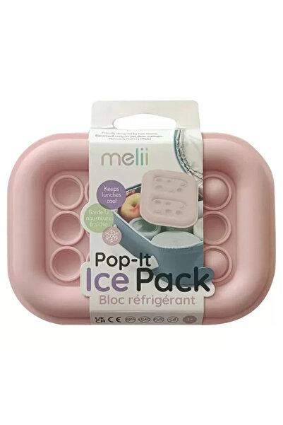 Melii Silicone Pop-It Ice Pack Coral