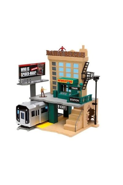 Simba Marvel Spider-man Nyc Nano Scene - Jada Deluxe Model Smb- 253225012