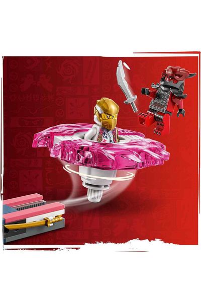 LEGO ® مجموعة ألعاب الأكشن الدوارة سورا دراجون سبينجيتسو 71824 من NINJAGO®