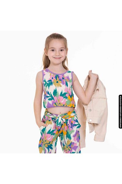 XO Kids 4-8 Years Old Girl Pastel Tank Top - 34530 Katl00008