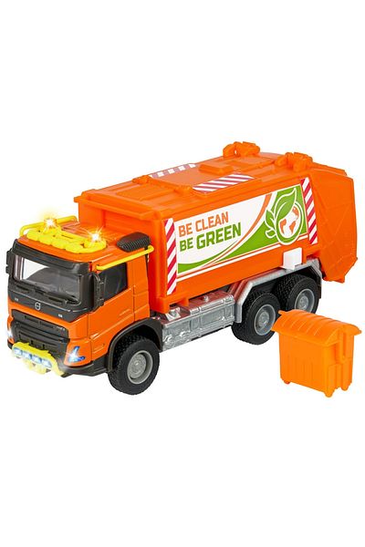 Majorette Volvo Garbage Collector Garbage Truck With Dumpster