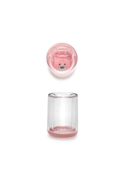 Melii Plastic Bear Cup - Pink  - 1 Piece