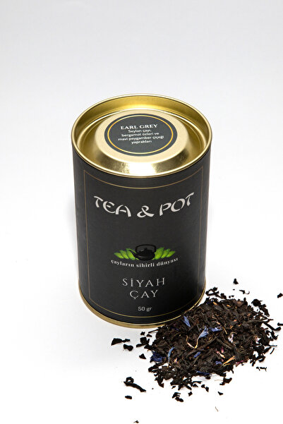 Tea&Pot Earl Grey - Bergamotlu Seylan Çayı 50 Gr.