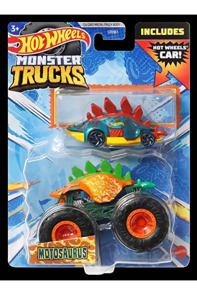 mattel Sıcak şanslar kamyon ve masinuta metalica motosaurus
