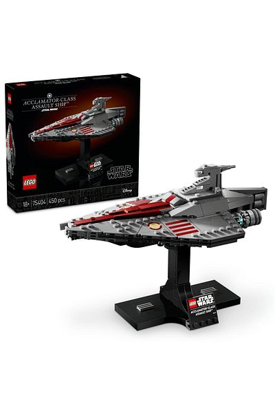 LEGO ®   Star Wars ™   Acclamator Class Assault Ship 75404 - 18+ Creative Model Building Kit (450 Pieces)