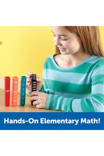Learning Resources Fraction Tower Equivalency Cubes-LER2509