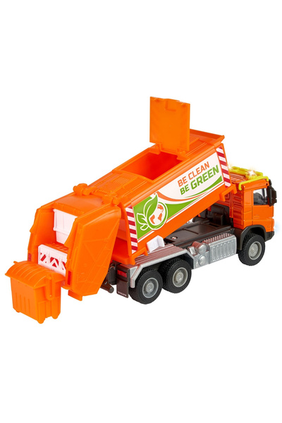 Majorette Volvo Garbage Collector Garbage Truck With Dumpster