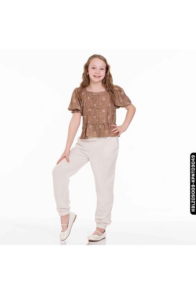 XO Kids Блуза с квадратно деколте за момиче - 8-14 години, модел 34400 Kblz09009