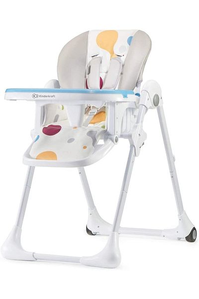 Kinderkraft Scaun înalt Yummy Pappa - reglabil și pliabil