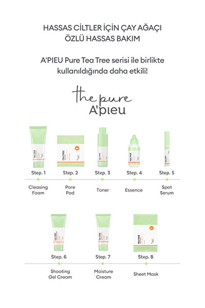 Missha Yağlanma ve Akneye Eğilimli Ciltler İçin Nemlendirici A'PIEU The Pure Tea Tree Moisture Cream