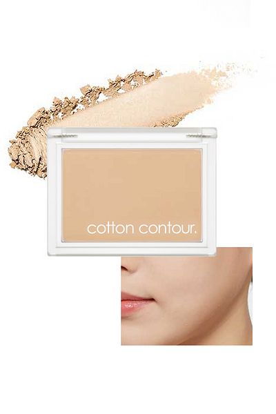 Missha Natural Looking Contour Cotton Contour with Velvet Texture (Backed Bagel)