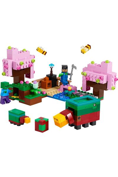LEGO ®   Minecraft ®   Cherry Blossom Garden 21260 - 8+ Creative Toy Construction Set (304 Pieces)